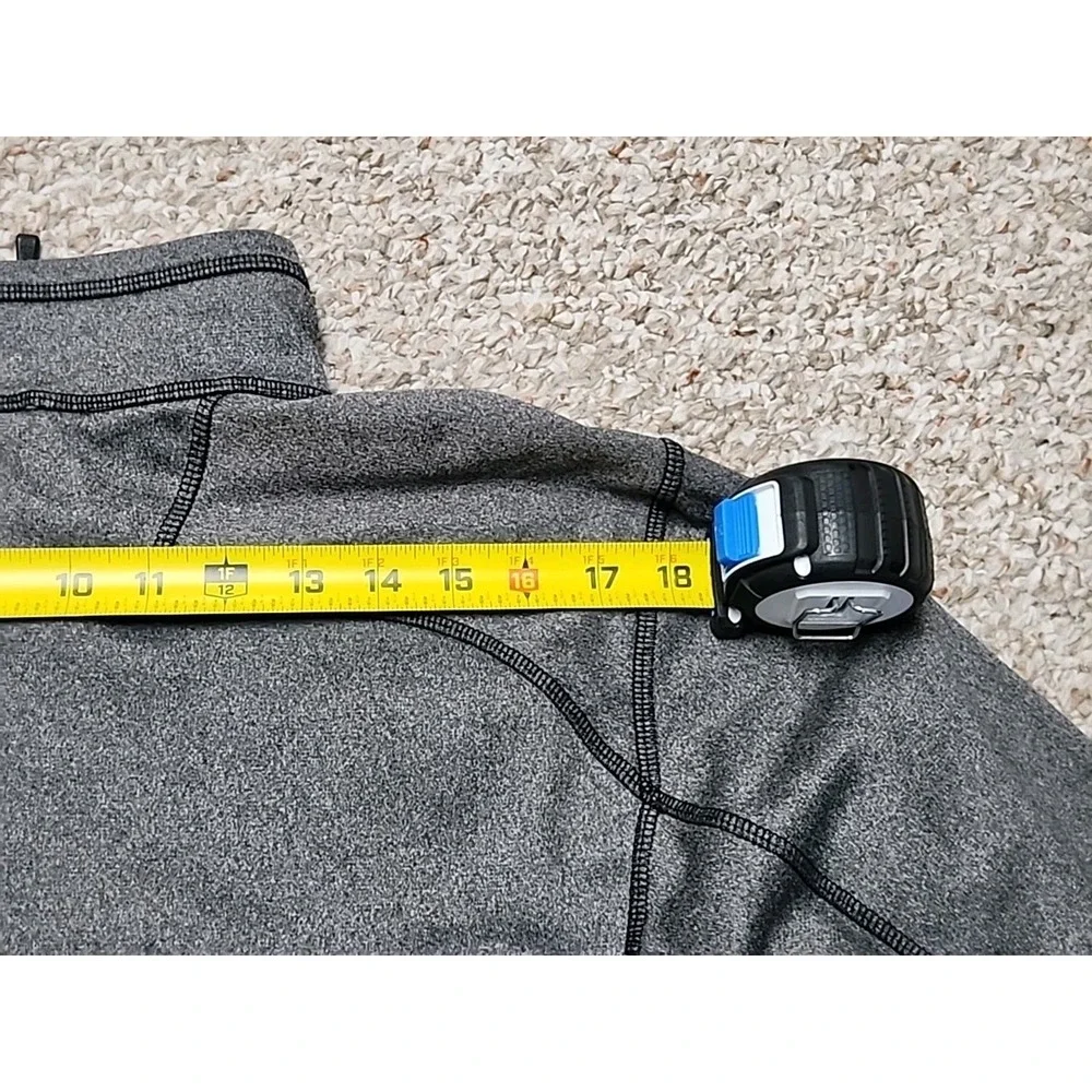 North Face Mens Tech 1/4 Zip Fleece Pullover Outdoors Gray‎ Size Large